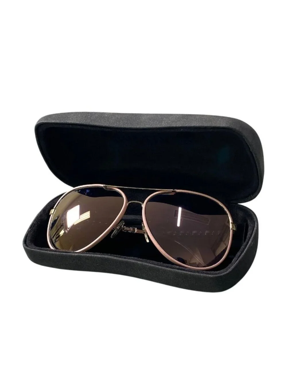 Chanel CC Logo Side Chain Pilot Sunglasses Eyewear